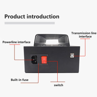 Hub USB de 40 Puertos para Android y iPhone, Caja de Control de Sincronización por Lotes OTG para Gestión Agrícola, Control Unificado de Placa Base de Teléfono y Cables