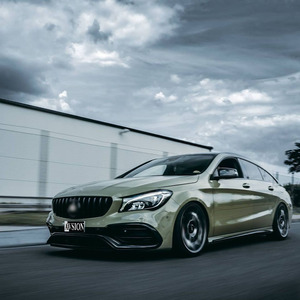 Kit de carrosserie de pare-chocs de voiture parfait pour Mercedes Benz classe CLA W117 2013-2019 changement au style CLA45 <span class=keywords><strong>AMG</strong></span> comprend le pare-chocs avant - Product Image 2