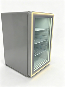 Réfrigérateur compact à compresseur avec porte vitrée simple pour comptoir, 70 litres, coins arrondis, refroidisseur de boissons - Product Image 6