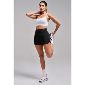 Shorts de sport pour femmes FOXA, taille haute avec poches, séchage rapide, pour la course à pied, le yoga, la gym - Product Image 3