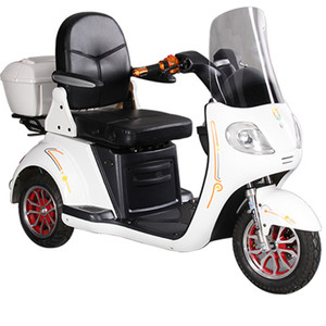 Scooter à trois roues 800W avec moteur sans balais, siège et auvent pour adultes - Product Image 5