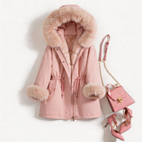 Manteau d'hiver chaud en fausse fourrure à capuche pour femmes, nouvelle mode 2021, veste décontractée épaisse, vêtements d'extérieur, vestes d'hiver pour femmes