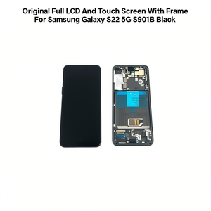 Pantalla LCD y Táctil Original Completa con Marco para Samsung Galaxy S22 5G S901B Negro - Product Image 2