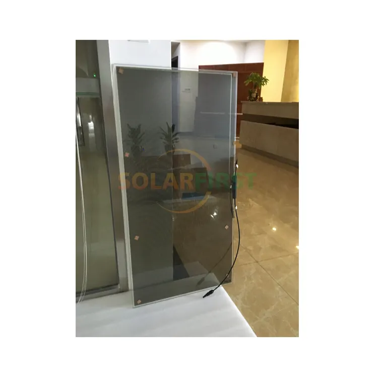 Home Solar Cells Transparency Cdte Thin Film Bipv Transparent Solar Panel Price Solar Glass Greenhouses