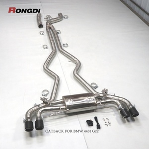 Catback Exhaust Valve Muffler System for BMW M340i G20 M440i G22 B58 3.0T Valvetronic Exhaust System 2020-2024 - Product Image 1