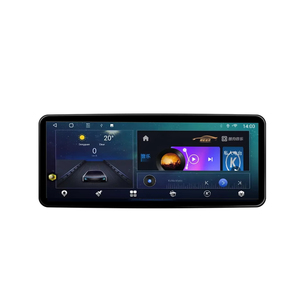 Android araba LCD dokunmatik ekranlar 12.3 inç Carplay bölünmüş ekran projeksiyon PVC malzeme mercedes-benz araba için araç Dvd oynatıcı oyuncu - Product Image 1