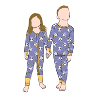 Combinaison-pyjama unisexe en bambou pour enfants, vente directe d'usine Little Glow Kid, pour tout-petits et enfants