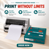 Papier autocopiant blanc 241 mm en gros pour l'impression de factures