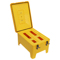 Fameto Boîtier de distribution d'énergie photovoltaïque 36 bits basse tension IP66 250A 380V-415V Jaune/Noir Modèle 36