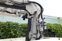 Élagueuse d'arbres télécommandée à bras articulé de 15 m avec moteur diesel pour l'élimination des câbles en hauteur et l'entretien des rues
