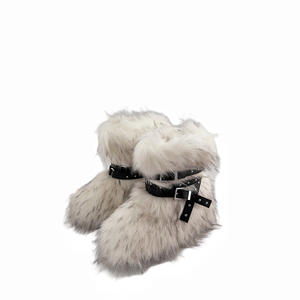 Midtube Klinknagel Laarzen Frituren Overdreven Riemen Snowboots - Product Image 2