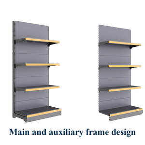 Kệ lưu trữ kim loại đơn/Hai mặt nhẹ cho siêu thị cửa hàng tiện lợi và hiệu thuốc kệ trưng bày chiều cao miễn phí - Product Image 4