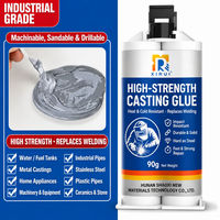 Colle de moulage haute résistance XIRUI, remplace la colle liquide de soudage à froid, composé de soudage à froid, colle époxy AB, mastic de réparation métallique pour moteur