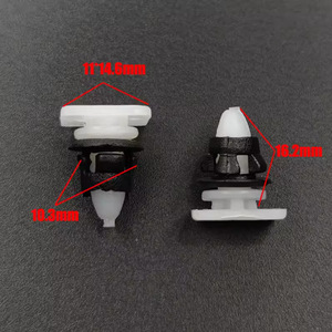 Auto Car <b>Door</b> Panel Clip 14.5mm 16.2mm Replacement For Volkswagen Golf <b>Trim</b> Fastener - Product Image 1
