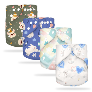 EASYMOM-Couche <span class=keywords><strong>écologique</strong></span> à poche en tissu de daim lavable et <span class=keywords><strong>réutilisable</strong></span> pour bébé-Couches-culottes personnalisées en usine-vente en gros - Product Image 1