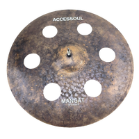 Accessoul Effect Crash Cymbals 16" 43cm B20 Bronze Ozone High Grade Professional Performance 1.7kg Many Sounds Drum Set