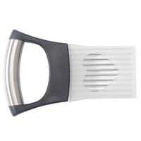 Gadgets de cuisine portable en acier inoxydable 304 coupe-oignon porte-trancheuse pour trancher