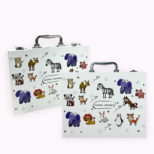 Pasokan Harga Murah OEM Art Stationery Set Pabrik Lukisan Anak-anak Gambar Art Marker Set dengan Pensil Warna - Product Image 2