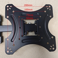Support mural pour téléviseur à bras oscillant simple, pivotant à 180 degrés, capacité de charge de 30 kg, compatible avec les téléviseurs de 17 à 37 pouces, VESA 200x200 mm, acier laminé à froid X200
