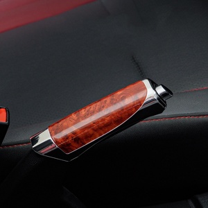 Sarung Tuas Rem Tangan Bahan ABS Berkualitas Tinggi dan Tahan Lama, Dekorasi Mobil Grosir, Motif Karbon - Product Image 4