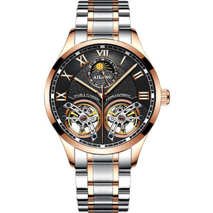Nouvelle <span class=keywords><strong>montre</strong></span> mécanique en acier inoxydable 2026, double <span class=keywords><strong>tourbillon</strong></span>, <span class=keywords><strong>montre</strong></span> de luxe haut de gamme, mode, affaires, pour hommes - Product Image 2