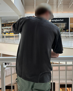 T-shirt unisexe surdimensionné en satin anti-plis, impression DTG, style hip-hop streetwear, motif étoile rétro, directement de l'usine - Product Image 4