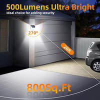 Lampe solaire murale extérieure à 120 LED avec capteur de lumière, 3 modes d'éclairage, étanche IP65, haute luminosité, autonomie 8-10 heures, pour jardin et clôture