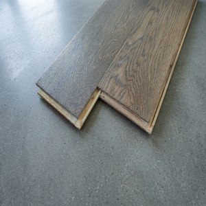 <span class=keywords><strong>Parquet</strong></span> en bois massif de chêne naturel de 2 mm, stratifié, brossé, revêtement de sol en chêne à 2 couches pour usage résidentiel - Product Image 2