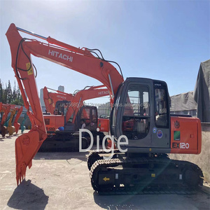Excavatrice hydraulique sur chenilles d'occasion Hitachi EX120-2/3/5 de 5,5 tonnes, avec moteur et pompe Hitachi, à prix avantageux - Product Image 2