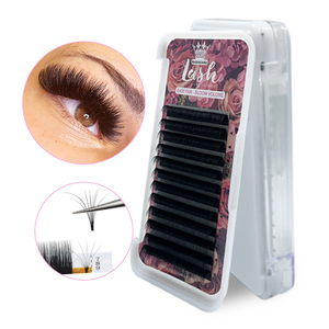 MASSCAKU 0.03Mm Quạt Một Chạm Một Giây Nở Hoa Làm Cho Người Hâm Mộ Nhãn Hiệu Riêng Khối Lượng Dễ Dàng Nở Quạt Mở Rộng Lông Mi - Product Image 1