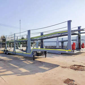 Semi-remorque porte-voitures à double étage 2 essieux pour 5 à 8 véhicules, très demandée, à vendre - Product Image 5