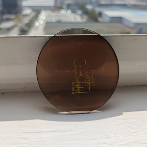 Lunettes de lecture progressives avec verres 1.67 MR-7, revêtement Spin Coating, photochromiques, marron-gris, verres progressifs - Product Image 1