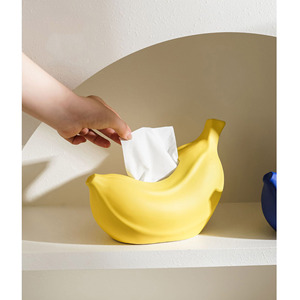 Beavorty Cartoon <strong>Tissue</strong> Box Cute <strong>Tissue</strong> Box Cartoon Ceramic <strong>Tissue</strong> <strong>Holder</strong> Facial Dispenser Organizer for Living Bathroom Decor - Product Image 6