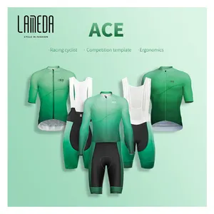 LAMEDA Customize Cycling Kit Cyclist Bib Shorts Suit Bike Jersey Top Abbigliamento Ciclismo Pro Team Custom Cycling Jerseys Sets