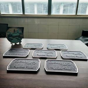 Custom all'ingrosso piastra porta Braille Touch Signage di guida del bordo di alta illuminazione e speciale Logo segno di Prompt per non vedenti - Product Image 5