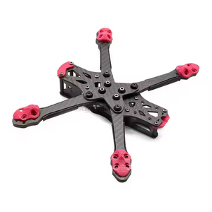 TYI Kit Telaio in Fibra di Carbonio <span class=keywords><strong>da</strong></span> 5 Pollici 225mm 225/6 Pollici 260mm/295mm con Braccio <span class=keywords><strong>da</strong></span> 5.5mm per Droni FPV Freestyle RC <span class=keywords><strong>da</strong></span> <span class=keywords><strong>Corsa</strong></span> APEX - Product Image 2