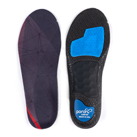 Semelles intérieures de sport en PU pour la course à pied, soutien de la voûte plantaire, orthopédiques, absorption des chocs plantaires, semelles intérieures en Poron pour chaussures de basketball