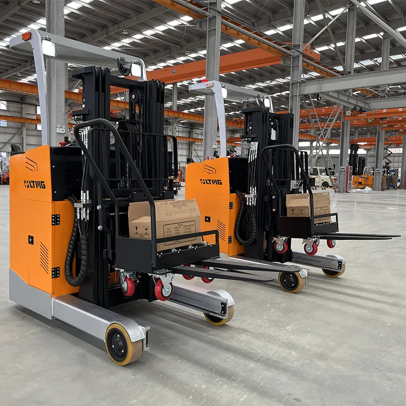 Nhiệm vụ nặng nề xe nâng Stacker 1500kg 1.5 tấn đầy đủ điện đạt xe tải với để bán