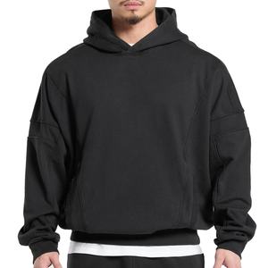 Fabricant sur mesure de sweats à capuche d'hiver, approvisionnement direct, sweats à capuche pour hommes à coupe ample personnalisés, chauds, grande taille, tendance - Product Image 1