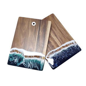 <span class=keywords><strong>Planche</strong></span> à fromage Natural House Ocean en résine époxy et bois d'acacia pour servir de la charcuterie et des <span class=keywords><strong>tapas</strong></span> - Product Image 2