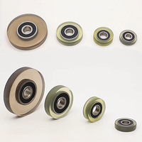 Roues de montagnes russes en polyuréthane PU62624-8 6x8x24mm Roues gonflables en polyuréthane Roue en polyuréthane revêtue de caoutchouc
