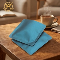 Mini sac d'emballage de thé carré en papier d'aluminium scellé à 3 côtés écologique Sachet de thé Sachets de thé fantaisie