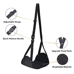 Wholesale Wholesale Convenient Adjustable Foot <b>Hammock</b> Suitable for Airplane, High-speed Rail, Office, Outdoor Travel - Product Image 2