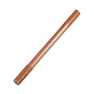 Stylo bille BuFan en laiton électroplaqué gravé, en stock, avec anneau doré, design apaisant, pointe <span class=keywords><strong>aiguille</strong></span> 1,0 mm, encre noire, pour bureau et école - Product Image 6