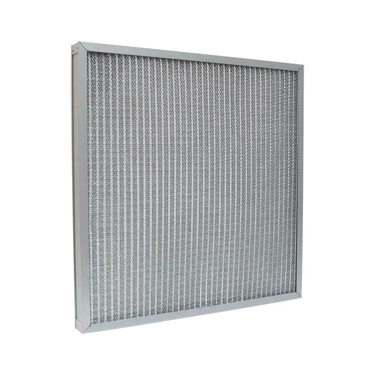 Metal Mesh Filter Large Air Flow Panel Type Air Pre-filter For Fire And Mosquito Prevention