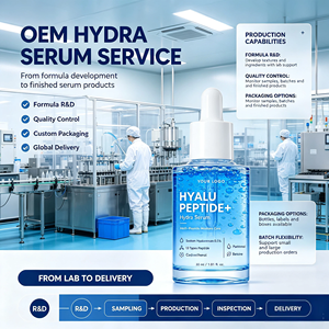 Sérum à l'acide hyaluronique 30 ml avec complexe de peptides, panthénol, soin hydratant, essence pour le visage, OEM ODM - Product Image 5