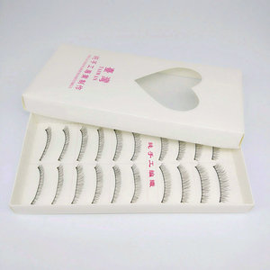 Pestañas postizas de hilo de algodón largo fino Natural de Taiwán, maquillaje diario de moda, pestañas pedicelares - Product Image 3