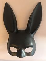 Vente chaude Sexy Props Party Girls Lapin Oreille Masque Mascarade Lapin En Plastique Demi Masque