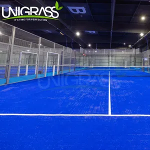 <span class=keywords><strong>Terrain</strong></span> de <span class=keywords><strong>padel</strong></span> professionnel de compétition, panoramique à 360°, intérieur/extérieur, avec logo personnalisé, norme européenne. - Product Image 5