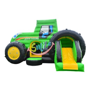 <span class=keywords><strong>Castillo</strong></span> Hinchable con Tobogán Temática Tractor <span class=keywords><strong>de</strong></span> Granja - Product Image 1